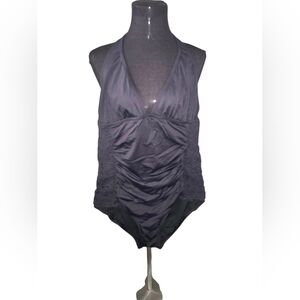 DKNY Black One Piece Swimsuit